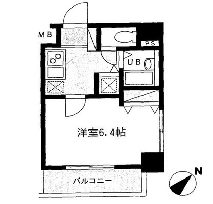 東京都北区田端新町３丁目 賃貸マンション 1K