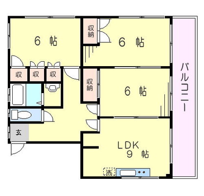 東京都北区田端新町２丁目 賃貸マンション 3LDK