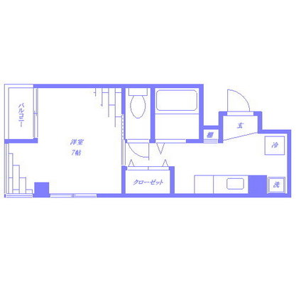 東京都立大学賃貸マンション・1K