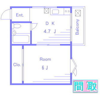 東京都北区中里３丁目 賃貸アパート 1DK