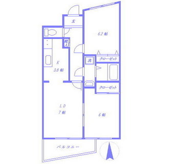 東京都荒川区荒川３丁目 賃貸マンション 2LDK