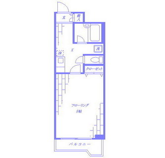 東京都北区田端新町１丁目 賃貸マンション 1K