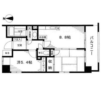 東京都荒川区東尾久１丁目 賃貸マンション 2LDK