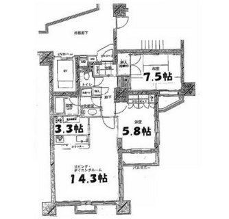 東京都荒川区東尾久２丁目 賃貸マンション 2LDK