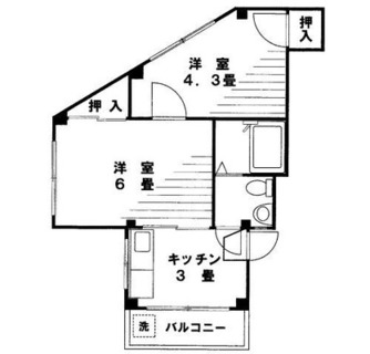 東京都荒川区西尾久１丁目 賃貸マンション 2K