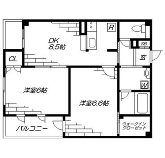 東京都荒川区町屋８丁目 賃貸マンション 2DK