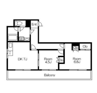 東京都北区田端新町１丁目 賃貸マンション 2DK