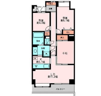 東京都荒川区町屋６丁目 賃貸マンション 3LDK