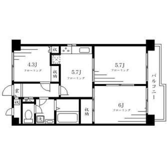 東京都荒川区西尾久８丁目 賃貸マンション 3K