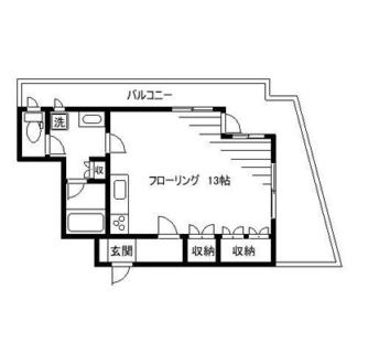 東京都北区田端新町２丁目 賃貸マンション 1R