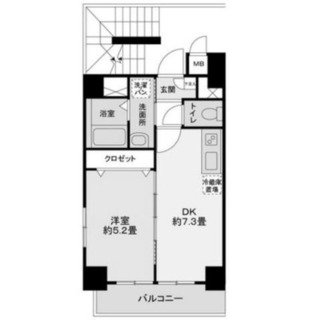 東京都北区田端新町１丁目 賃貸マンション 1DK