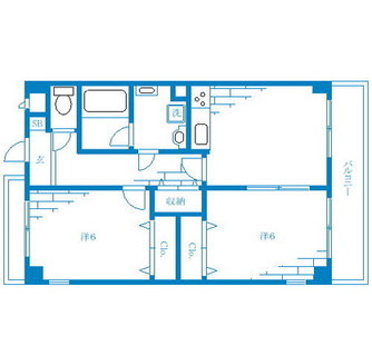 東京都北区田端新町２丁目 賃貸マンション 2DK