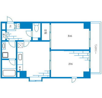 東京都北区田端新町１丁目 賃貸マンション 2DK